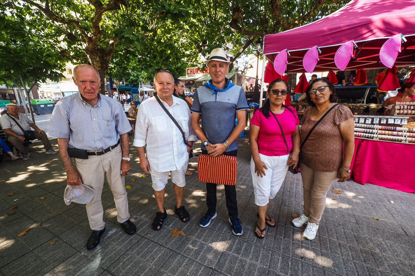 Fernando Díaz, Marcelo Agüero, Manuel Ángel Diego, Yolanda Olivares y Violeta Olivares.