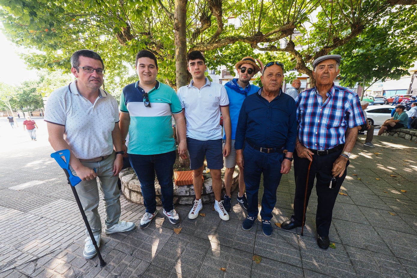 Manuel Sánchez, Ignacio Cerro, Pablo Gómez, Nacho Mora, Ricardo Ruiz y Ramón Oceja.