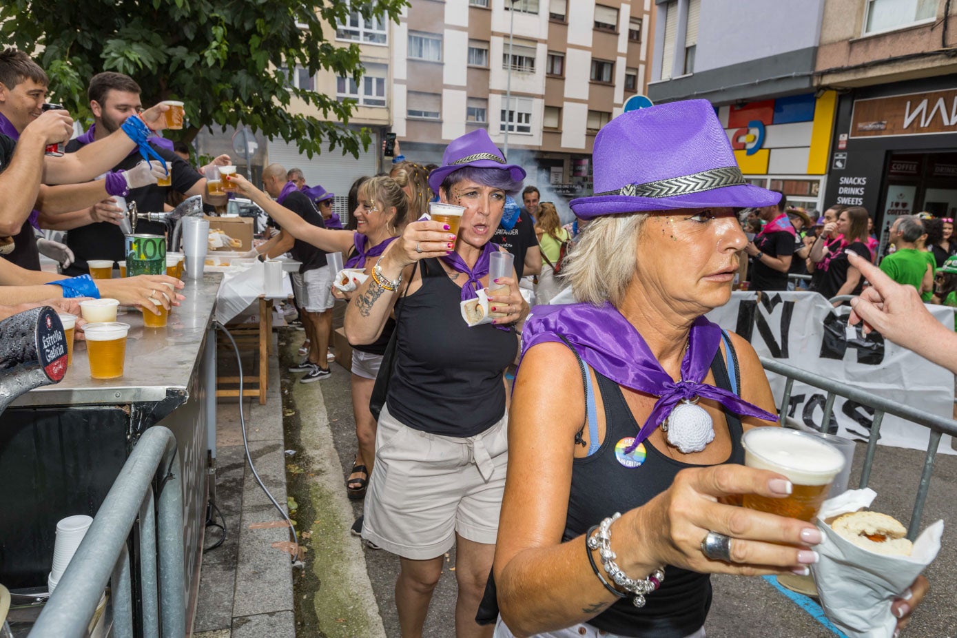La música y diversión no ha faltado en esta jornada de elecciones.