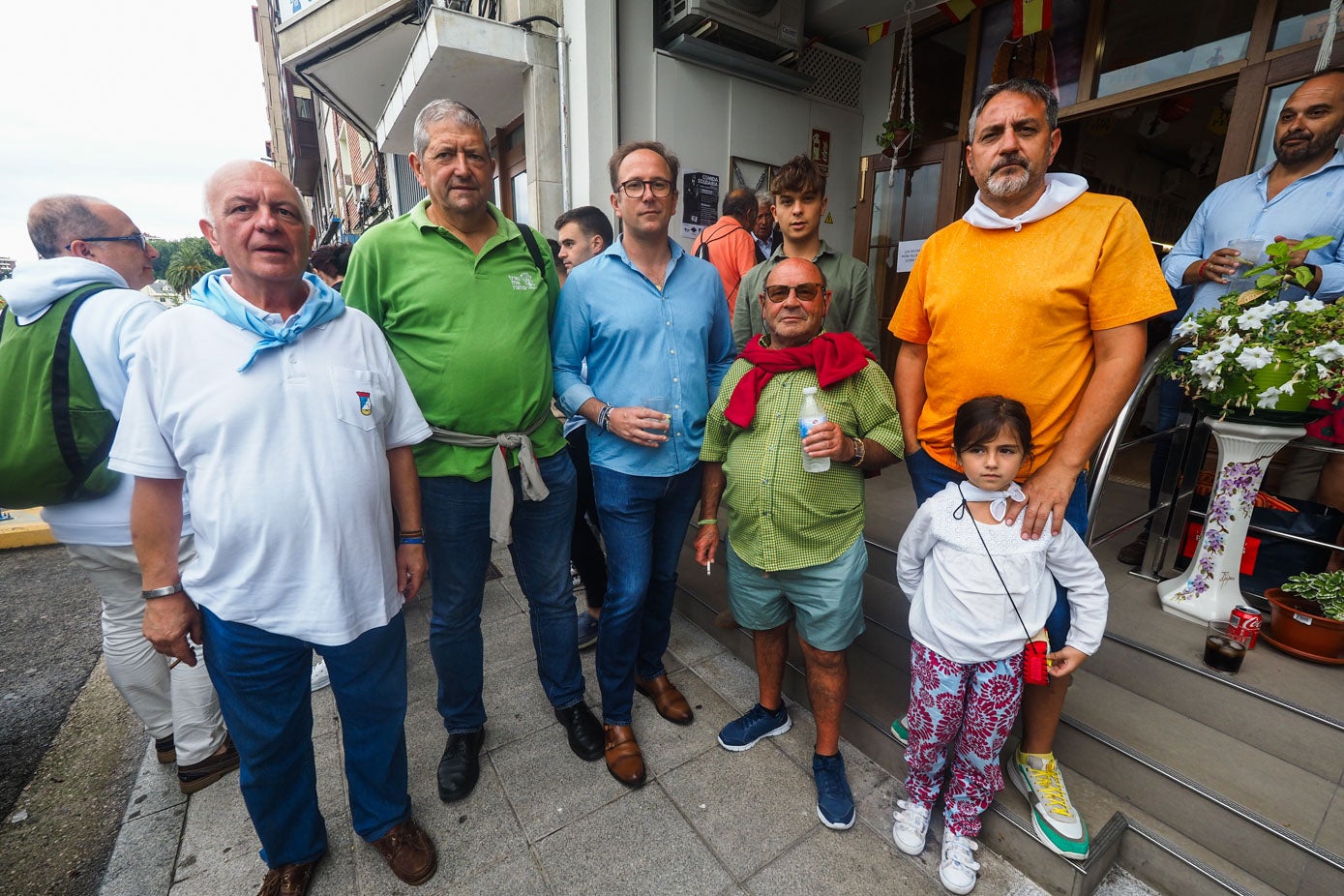 Javier Gómez, César Ortiz, Juanma Ortega, Manuel Orbiso, Manuel García, Ignacio Rueda y Gimena Rueda.