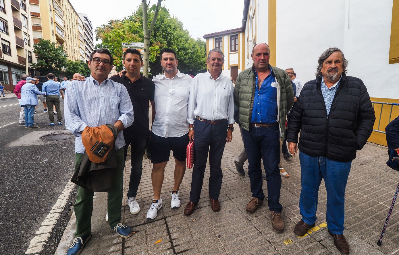 José García, Javier Gómez, Álvaro Iglesias, Alberto Aldecoa, Pedro Pérez y Elías Setién. 