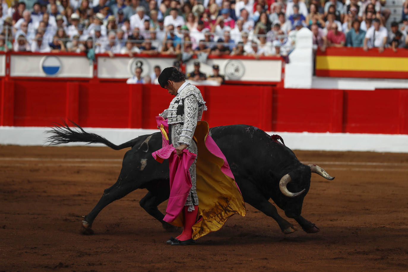 Chicuelina de Pablo Aguado al tercero de la tarde-