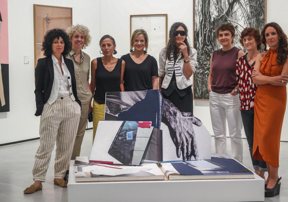 Sonia Navarro, Paula Anta, Elo Vega, Diana García Roy, Pilar Cossío, Naia del Castillo, Antonia Santolaia y Beatriz Ruibal.