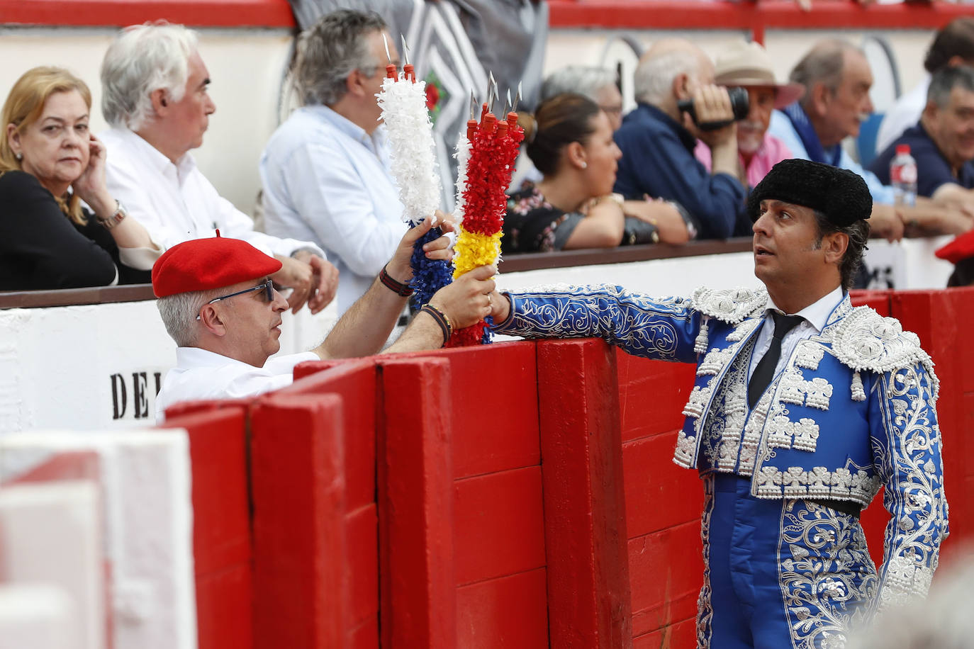 El momento de las banderillas.