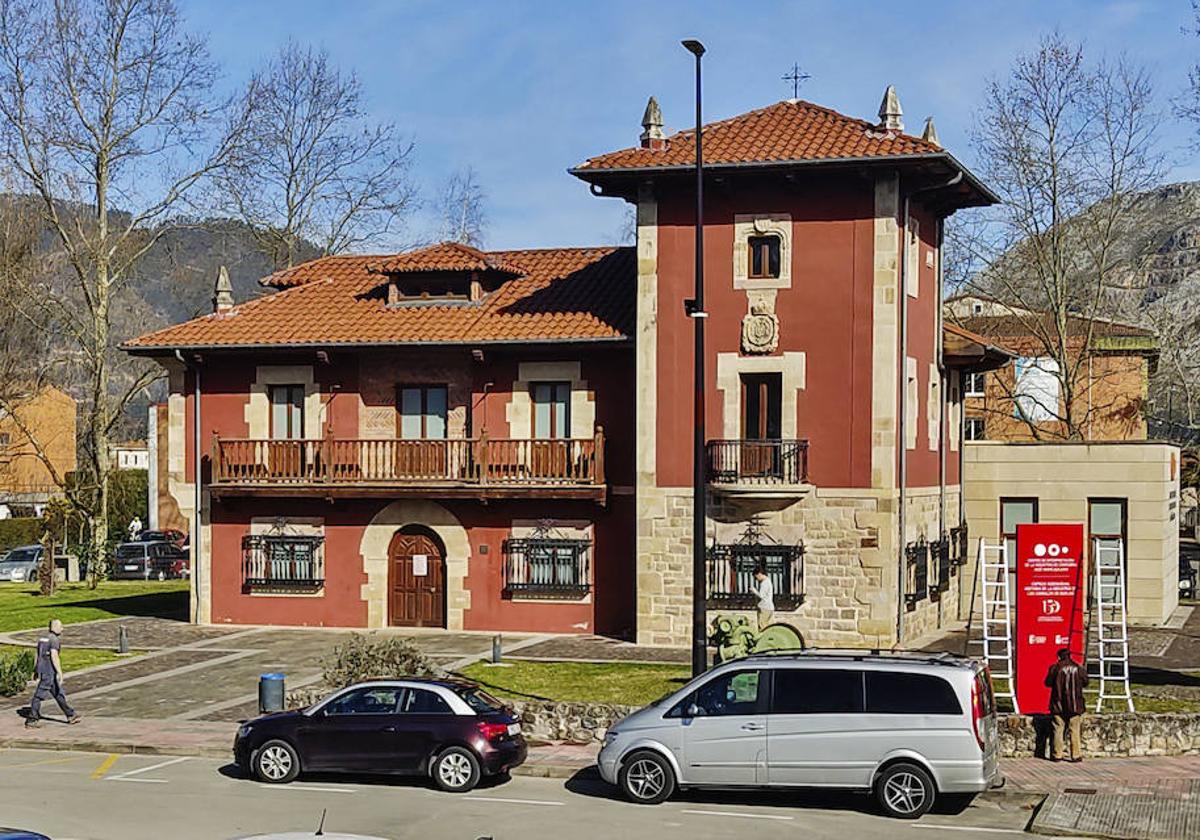 El centro de interpretación de la Industria de Cantabria, el antiguo Palacio Quintana, en su estado actual.