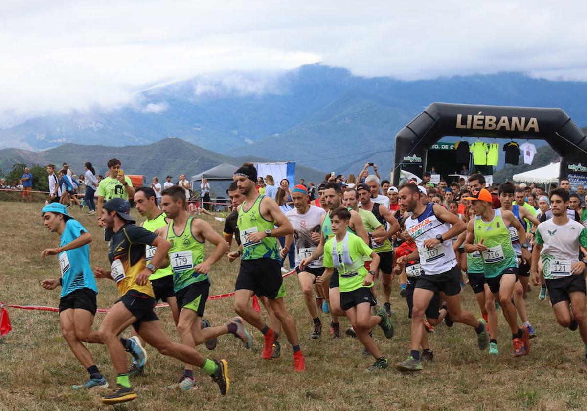 Salida de la prueba de 10 kilómetros.