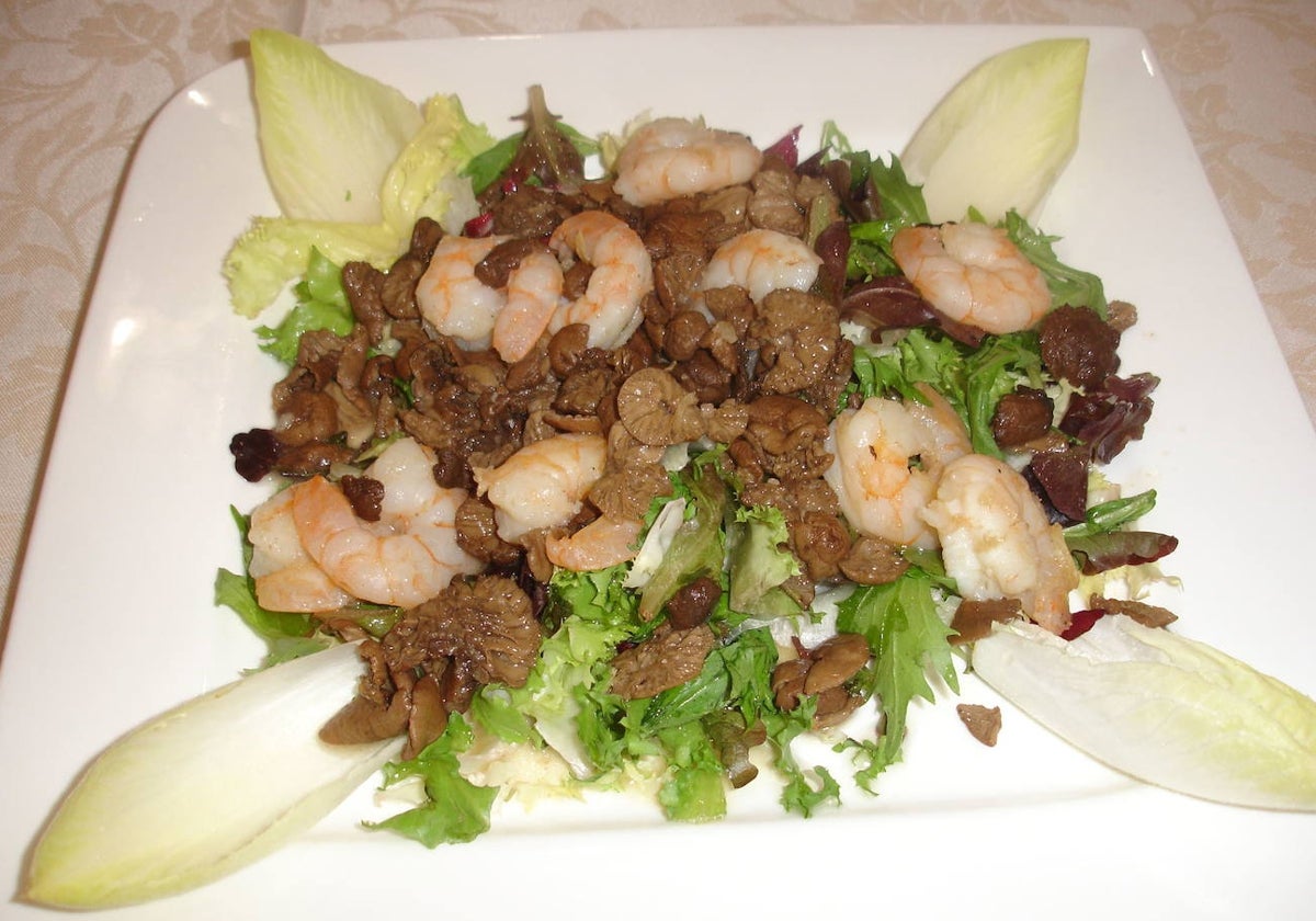 La receta del día: ensalada templada de setas de cartillo