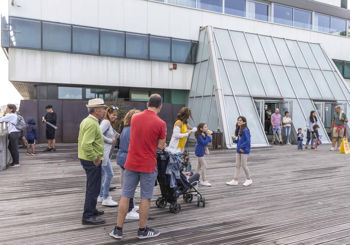 El Museo Marítimo fue una de las opciones para las familias con niños