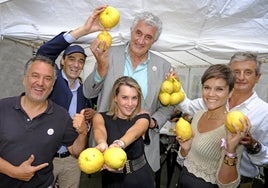 De izquierda a derecha, Roberto Brasero, Enrique Bretones, Ana Ibáñez, Fernando Romay, Miriam Moreno y Luis Moya.