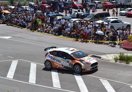 Dani Peña fue el mejor piloto cántabro en el rally, al terminar en la cuarta plaza y liderar el certamen autonómico.