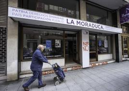 Sede de Podemos en Santander, en la calle Isaac Peral.