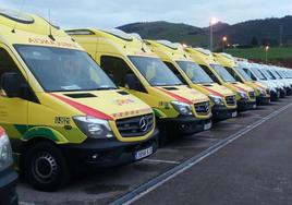 Flota de vehículos de Ambuibérica en Cantabria.