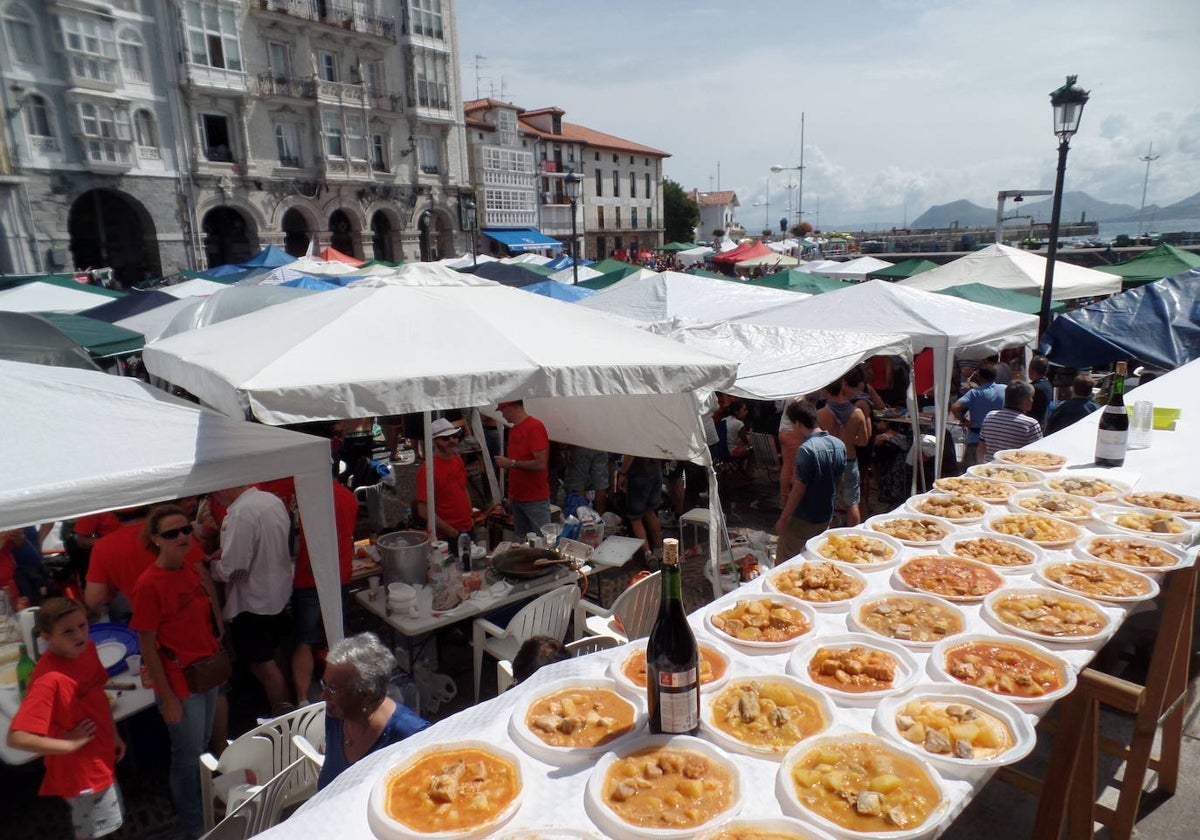 El concurso de marmita es uno de los actos principales de las fiestas