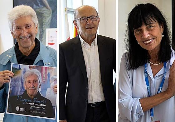 José Ramón Sánchez, Javier López Marcano y Mara Dierssen.