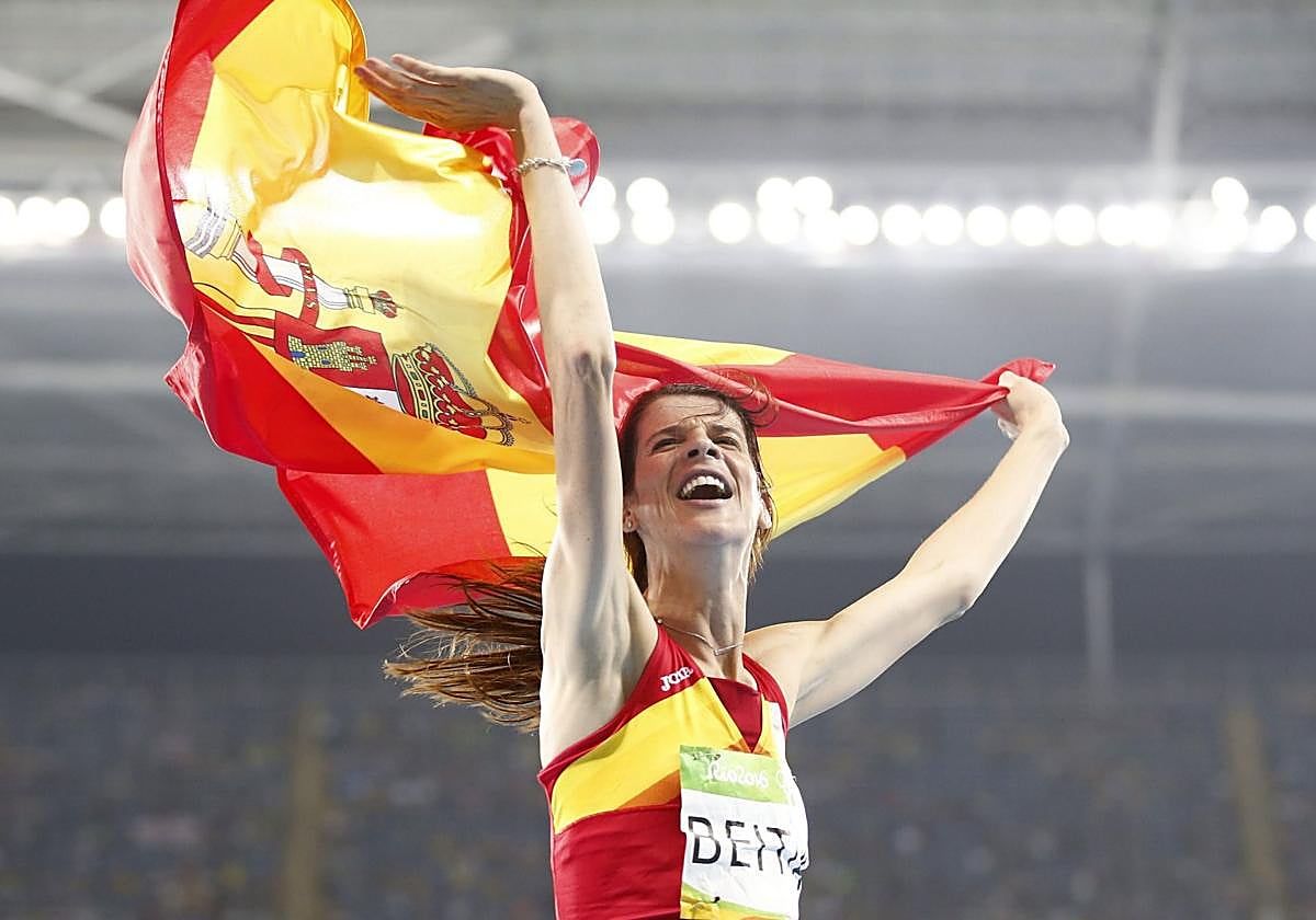 Ruth Beitia, tras ganar el oro en Río 2016. La santanderina señala que en el día de una final «no hay que modificar nada».