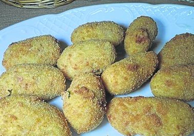 Croquetas caseras.