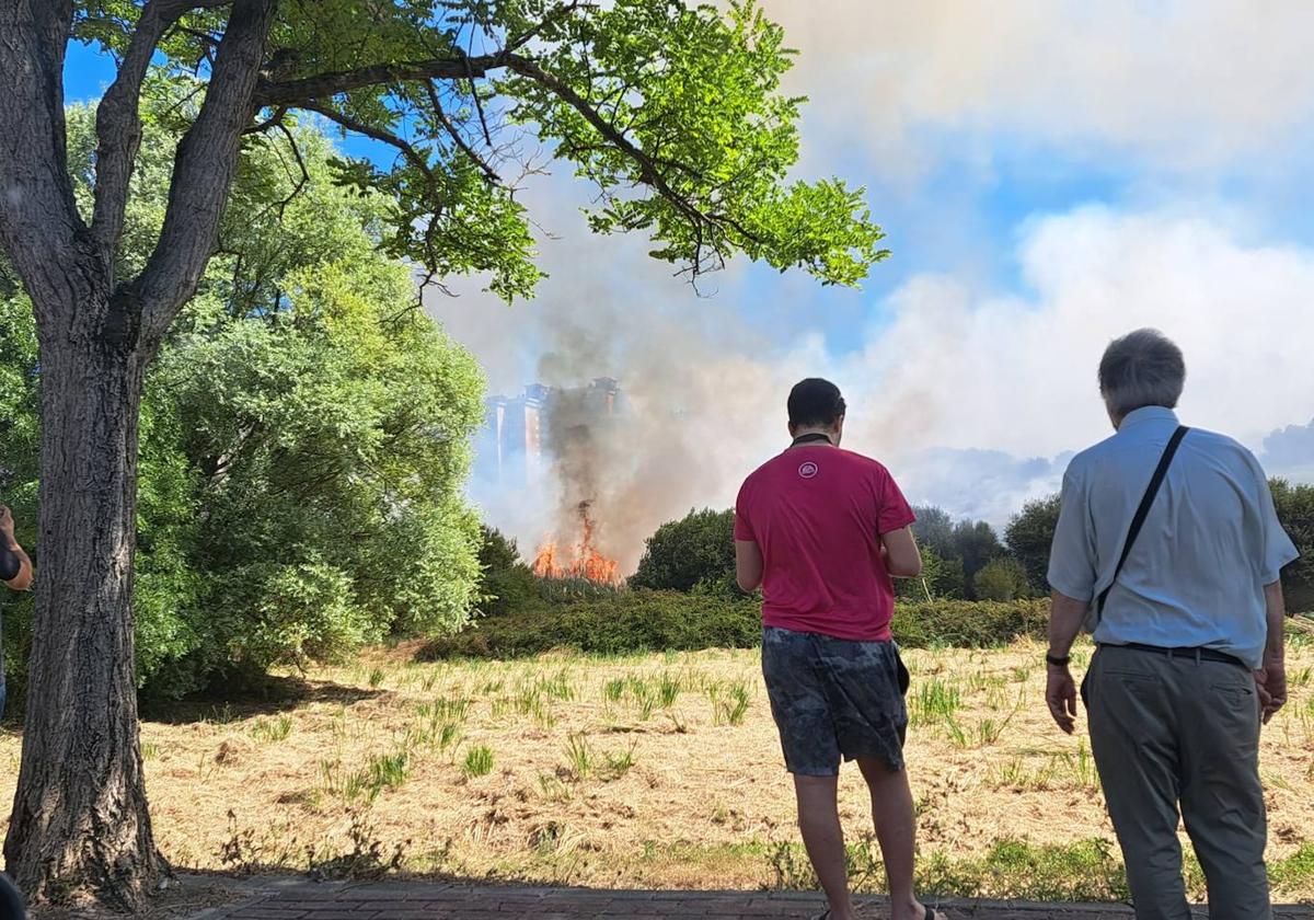 El incendio de Las Llamas, en imágenes