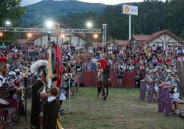 Una de las recreaciones históricas durante las Guerras Cántabras. AGUECAN.