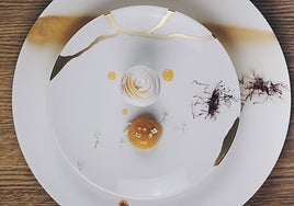 Un merengue muy especial elaborado por el chef José Manuel de Dios.