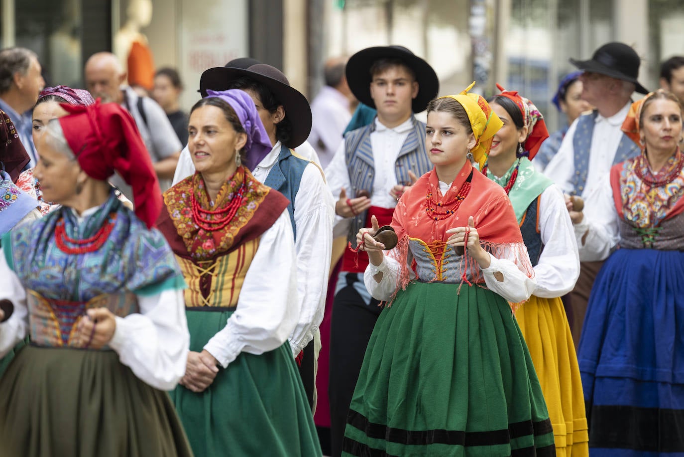 Desfile por el centro de la ciudad.