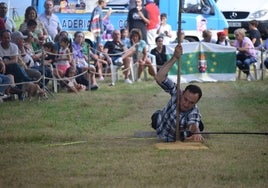 Óscar Gómez y Daniel Pérez vencen en el concurso de salto Pasiego de la Virgen de Valencia