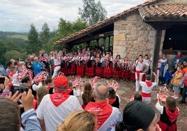 Campa de la fiesta de San Cipriano en una edición anterior.