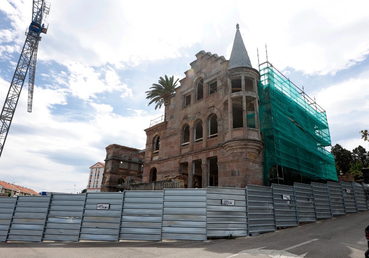 Estado actual del palacio Jaime del Amo, tras los trabajos efectuados por Conspur.