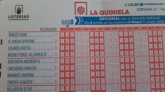 La Quiniela rebautiza al Racing como el 'Santander'