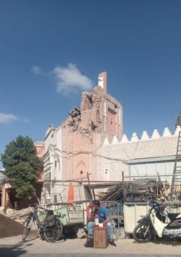 Imagen - Imagen cedida por Mateo Cuevas Álvarez, un cántabro que se encuentra en Marrakech.