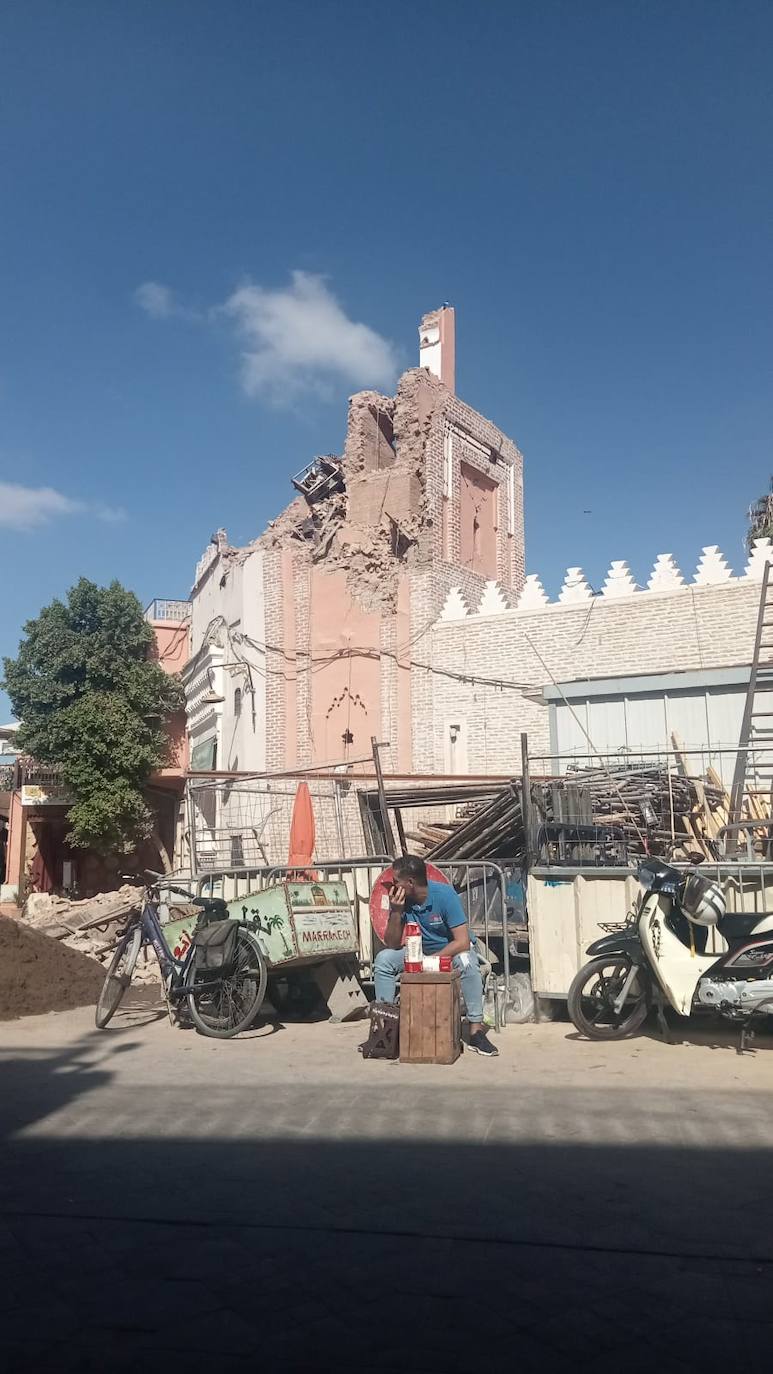 Imagen - Imagen cedida por Mateo Cuevas Álvarez, un cántabro que se encuentra en Marrakech.