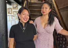 Las hermanas Noemí y Denisse Maridueña, naturales de Ecuador, cumplen cuatro años al frente del restaurante.