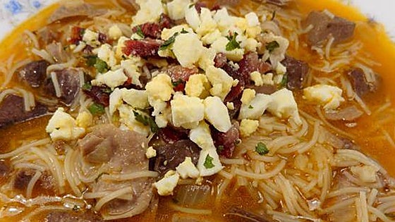 La receta del día: sopa de menudillos