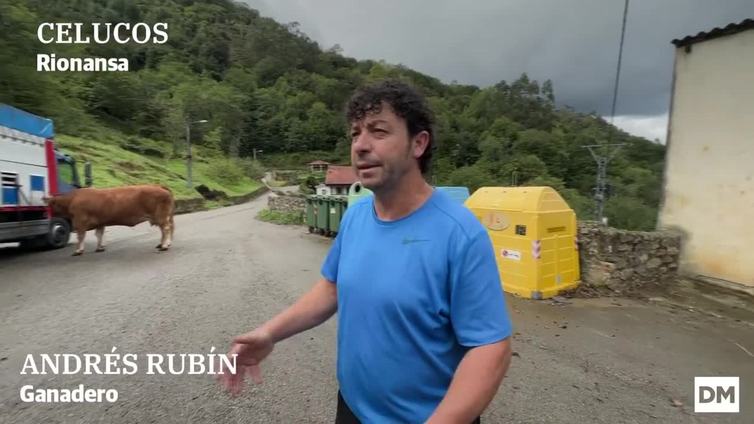 Andrés Rubín narra el ataque de una de sus vacas