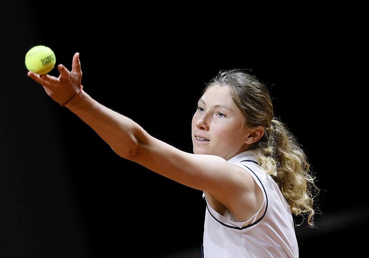 Cristina Bucsa cometió demasiados fallos ayer.