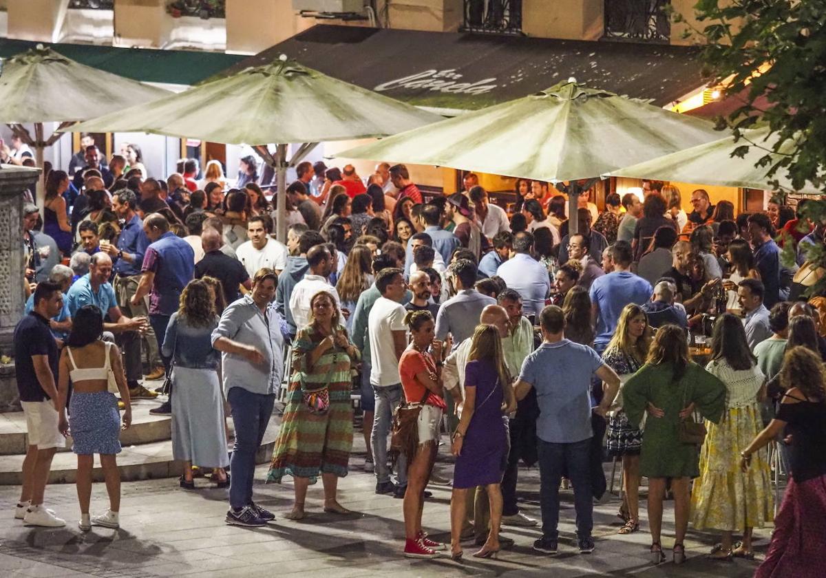 Imagen de la zona de Cañadío, donde conviven varias terrazas.