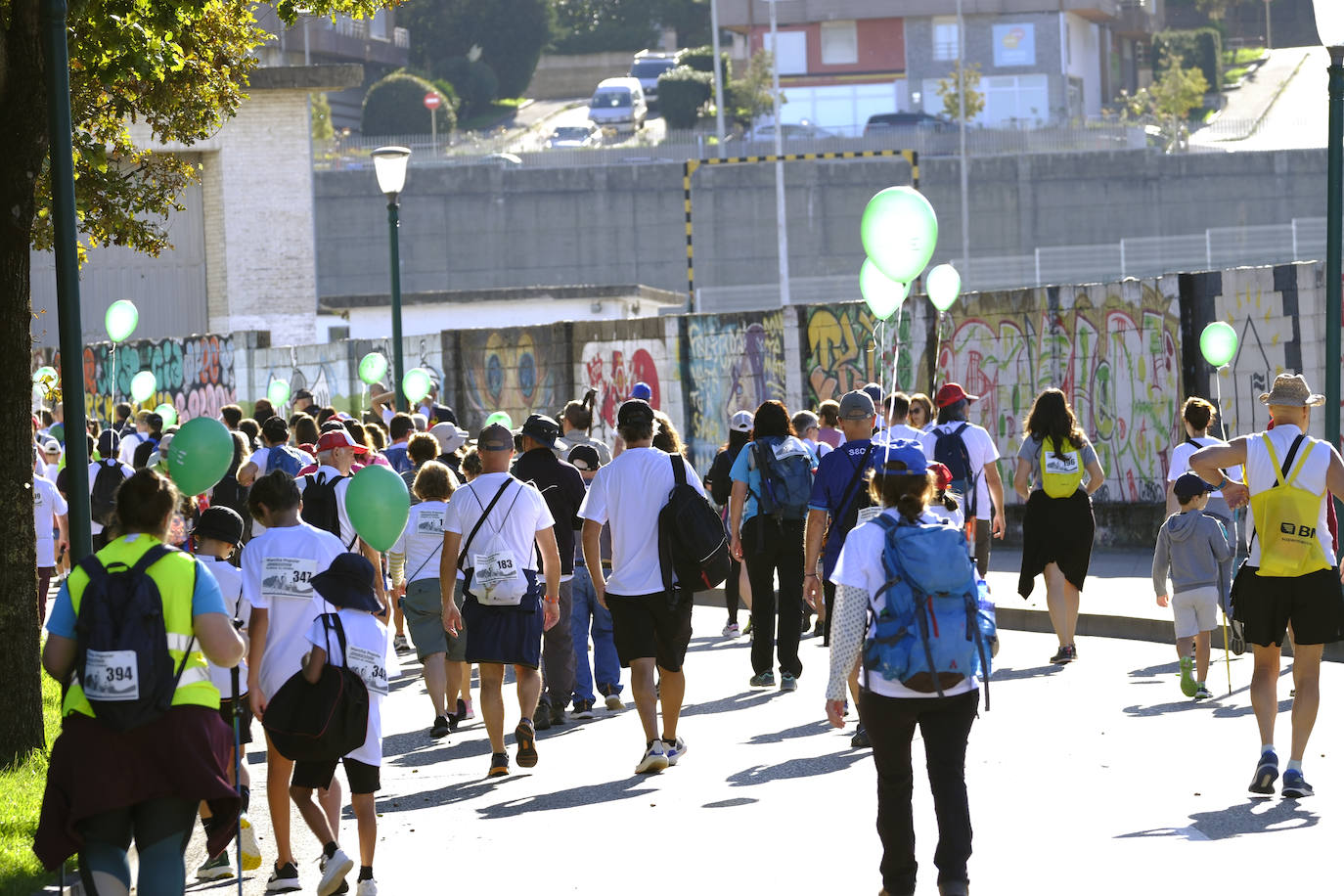 La subida al Dobra se ha consolidado como una de las citas solidarias fijas de la agenda torrelaveguense a estas alturas del año.