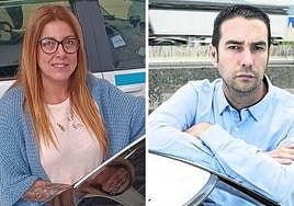 Pilar Terán, nueva presidenta de Aptasyc y Radio Taxi, y Manuel Andoni, que ocupó el cargo durante 14 años.