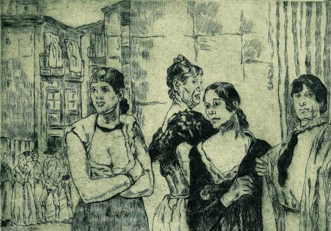 Aguafuertes, (1932-1933), Mujeres de la mala vida.