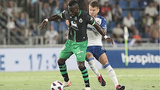 El Tenerife-Racing, en imágenes