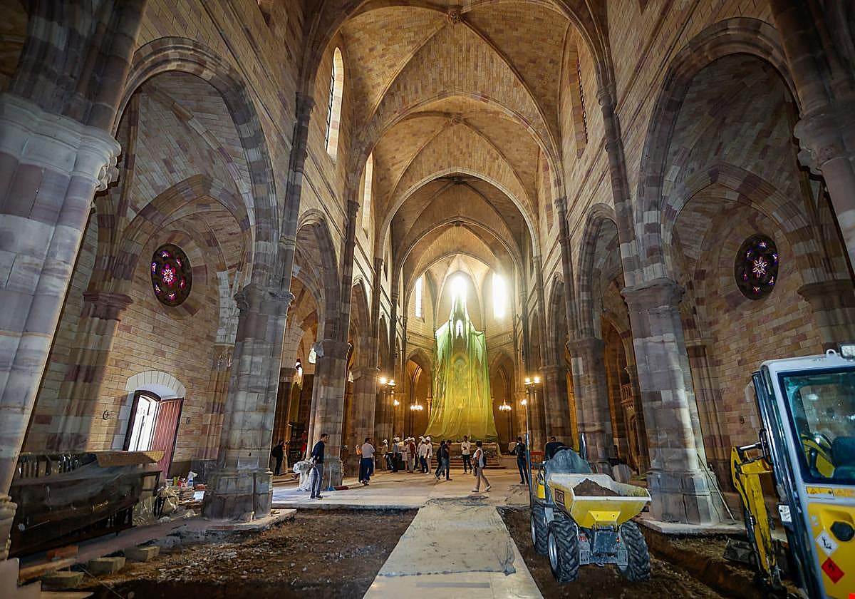 Así está la iglesia de La Asunción de Torrelavega