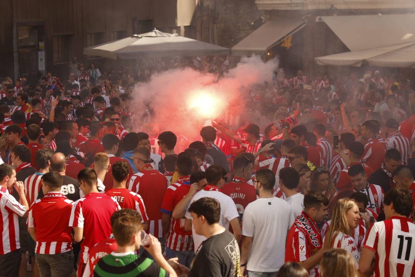 La previa del Racing-Sporting, en imágenes