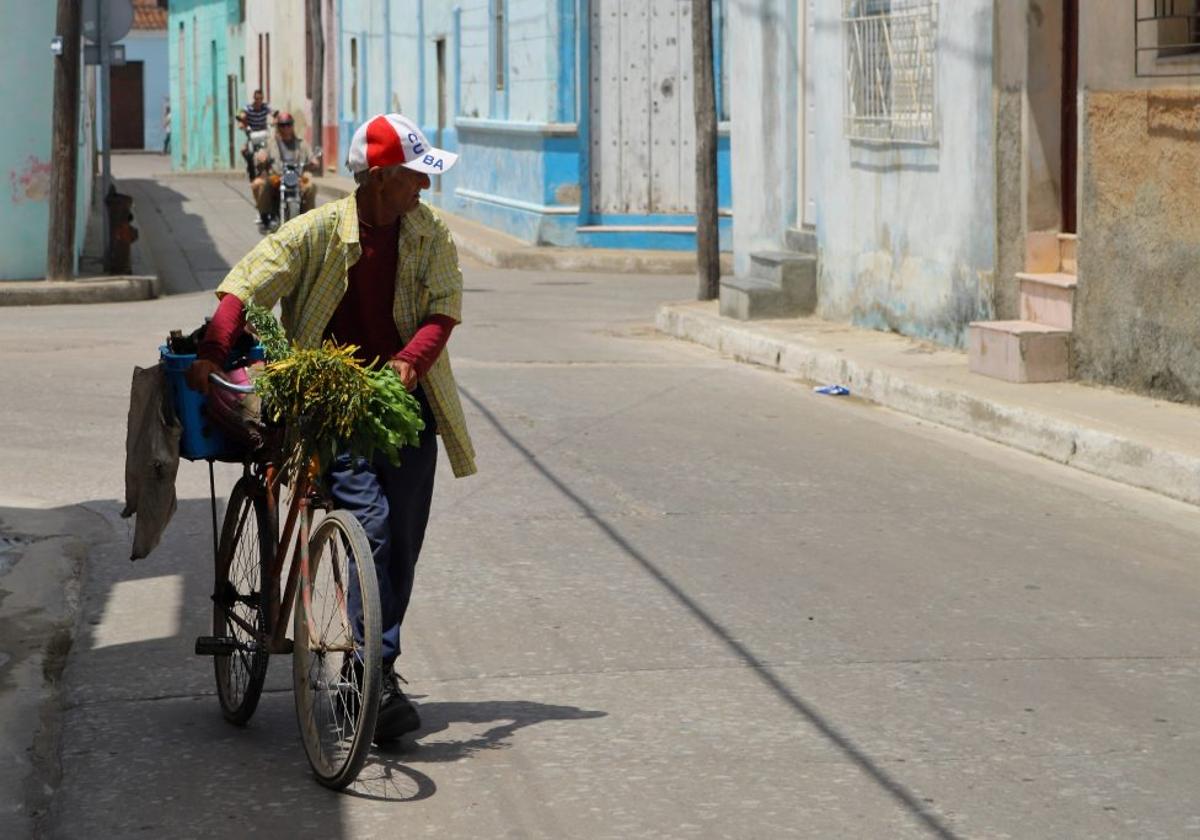 Una calle de Camagüey.