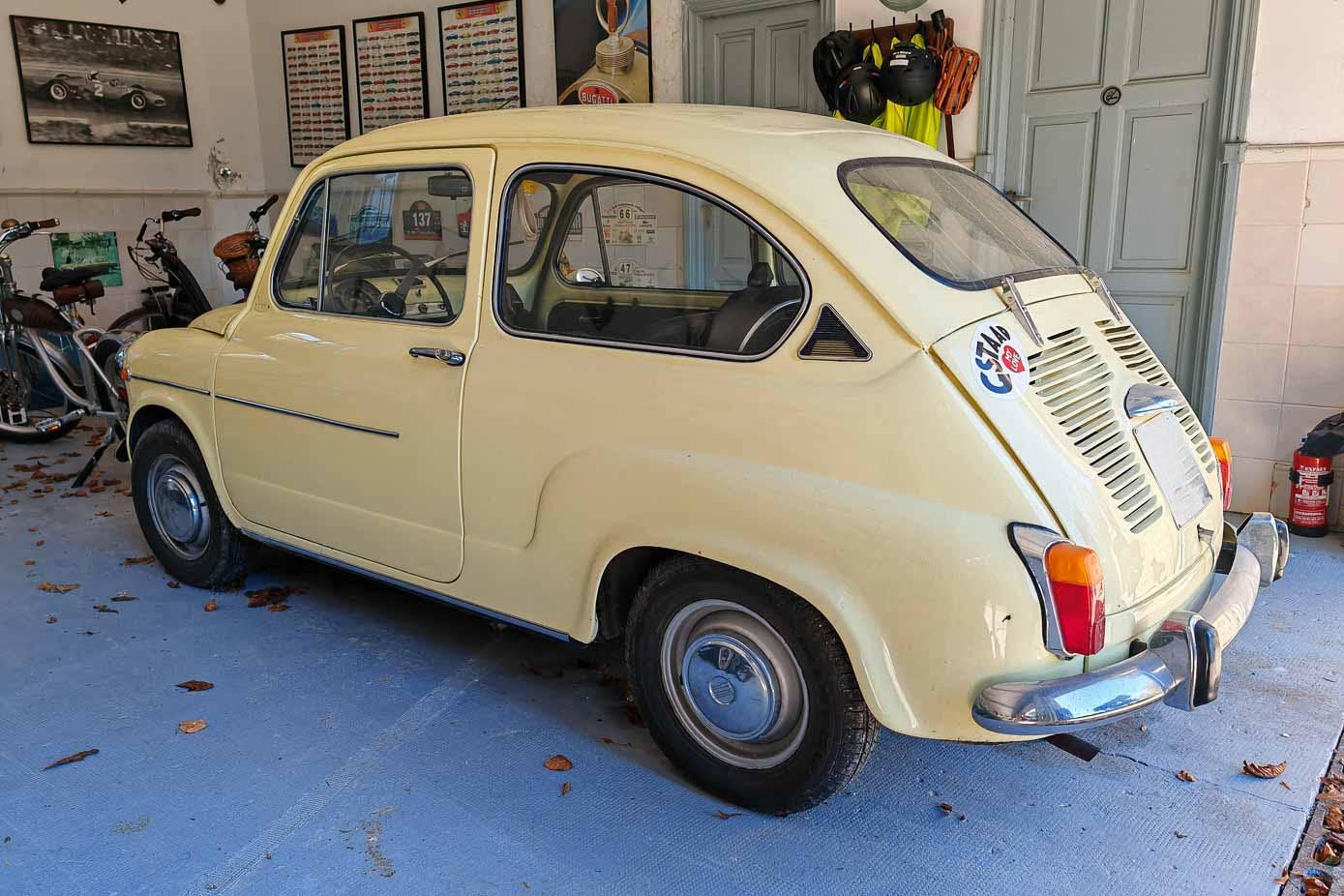 Seat 600 del 1969, con un motor trasero de 650 cv, adquirido en Santander.