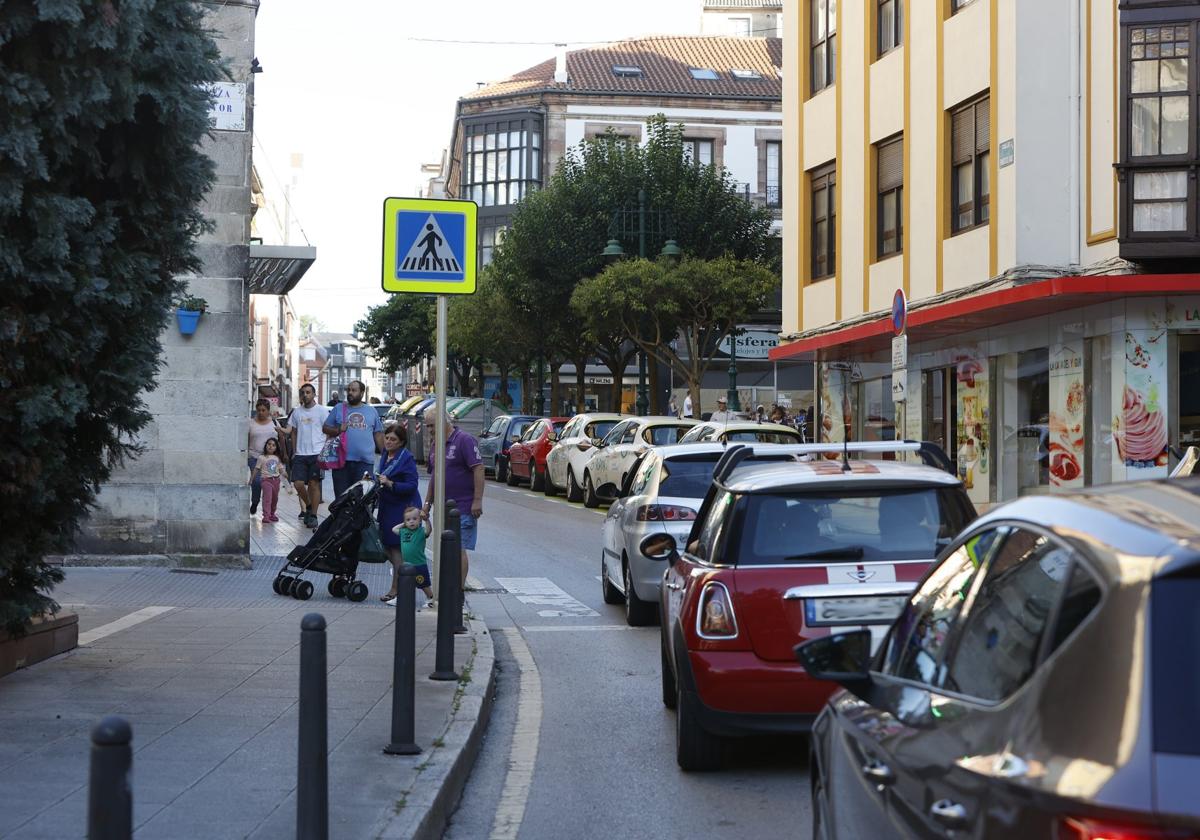 Calle Francisco Díaz, una de las vías incluidas en la ZBE.