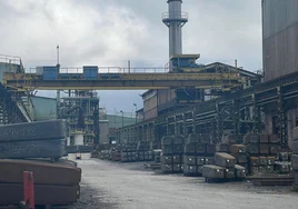 Instalaciones de Sidenor en el complejo siderúrgico de Reinosa.