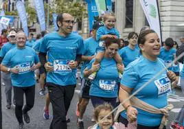 Participantes en la pasada edición de la Carrera de El Diario.