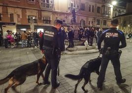 Policía Local de Santander en Cañadío.