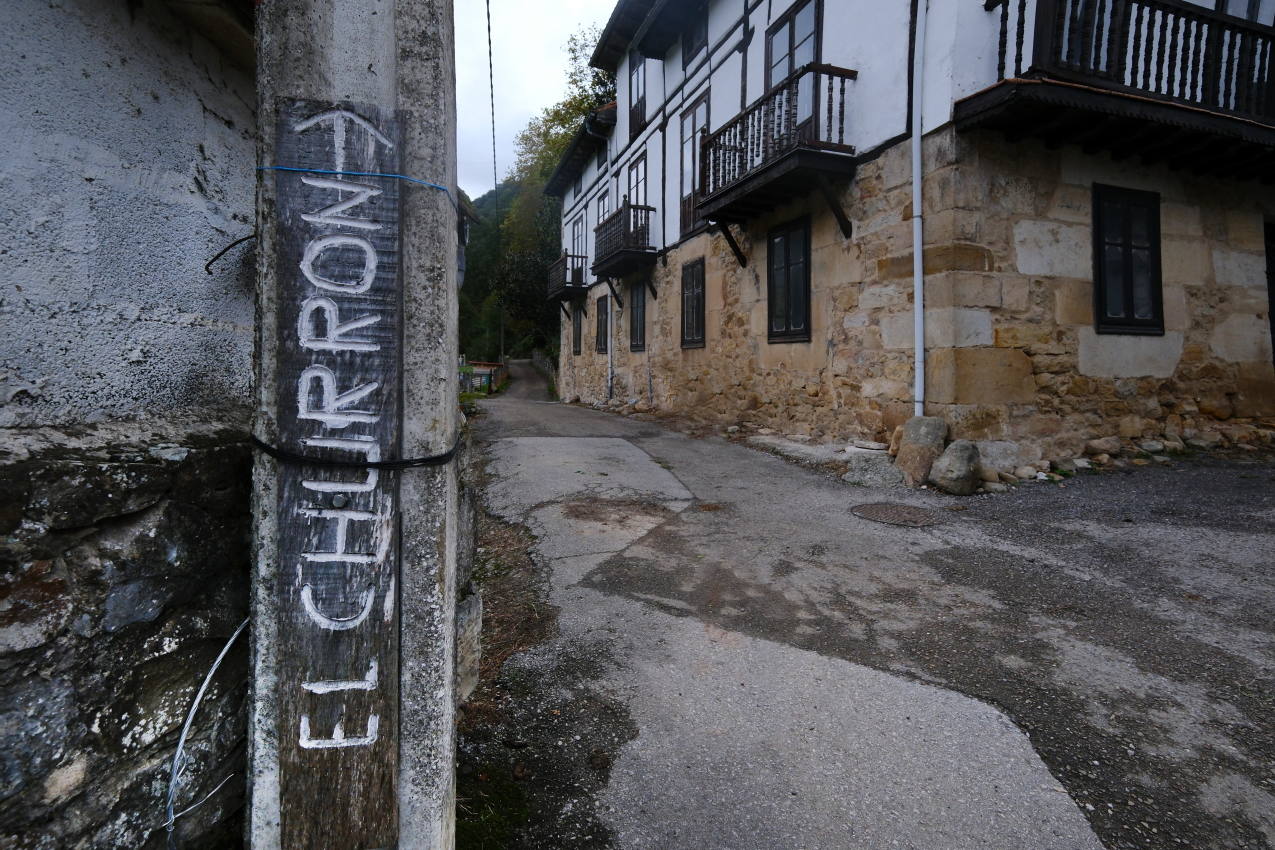 Indicador que encontraremos en el pueblo según empezamos el recorrido.