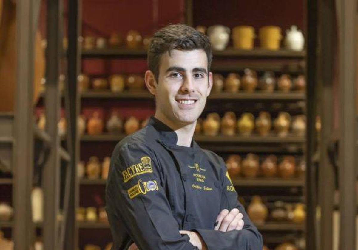 Solana es chef en el restaurante El Puntido de la Bodega Viñedos de Paganos, del Grupo Sierra Cantabria.