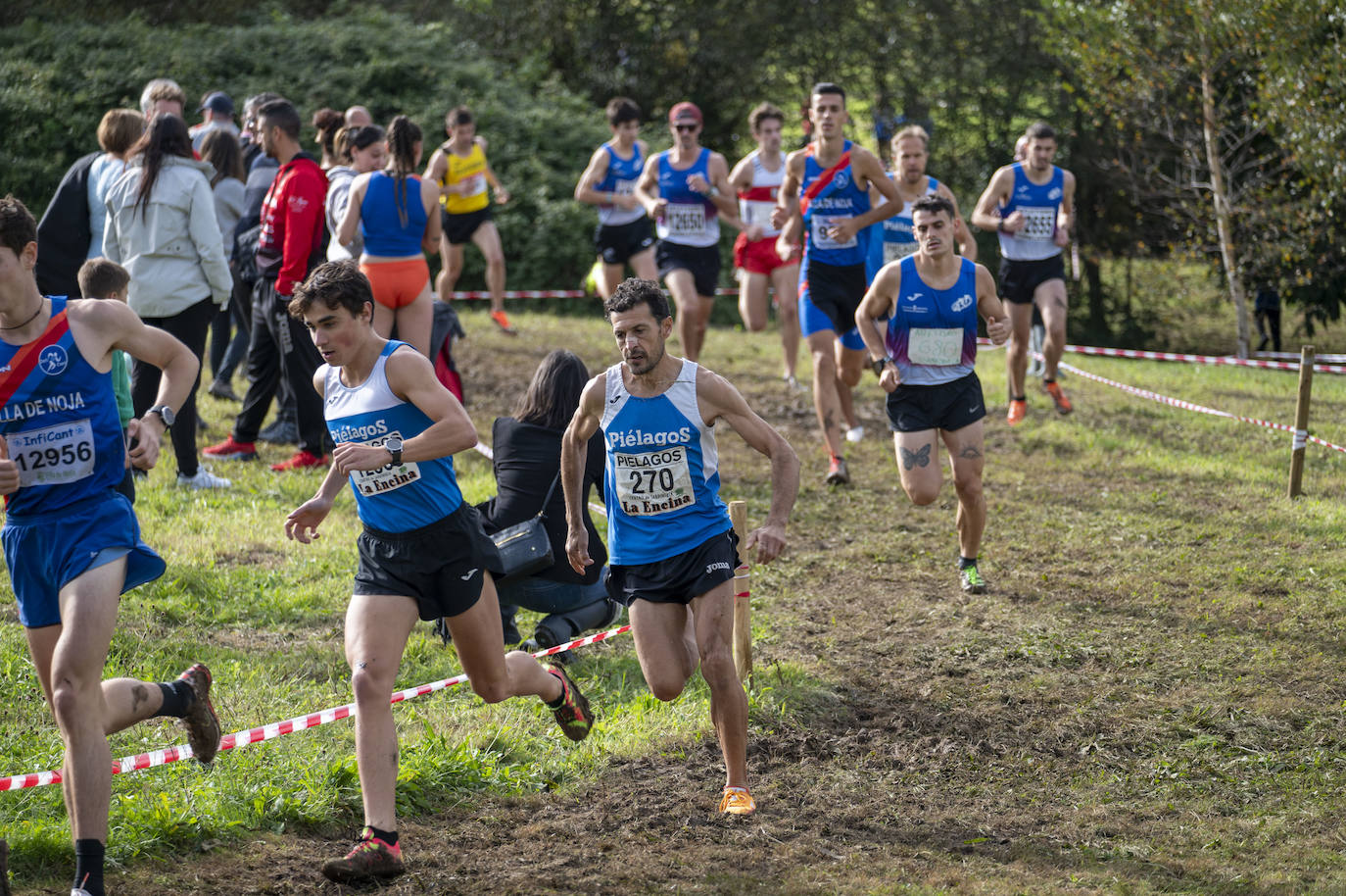 Javier Crespo (270) es ya una leyenda del atletismo cántabro. Fue segundo en la Punta Parayas, pero contribuyó a que el Piélagose se alzase como campeón regional.